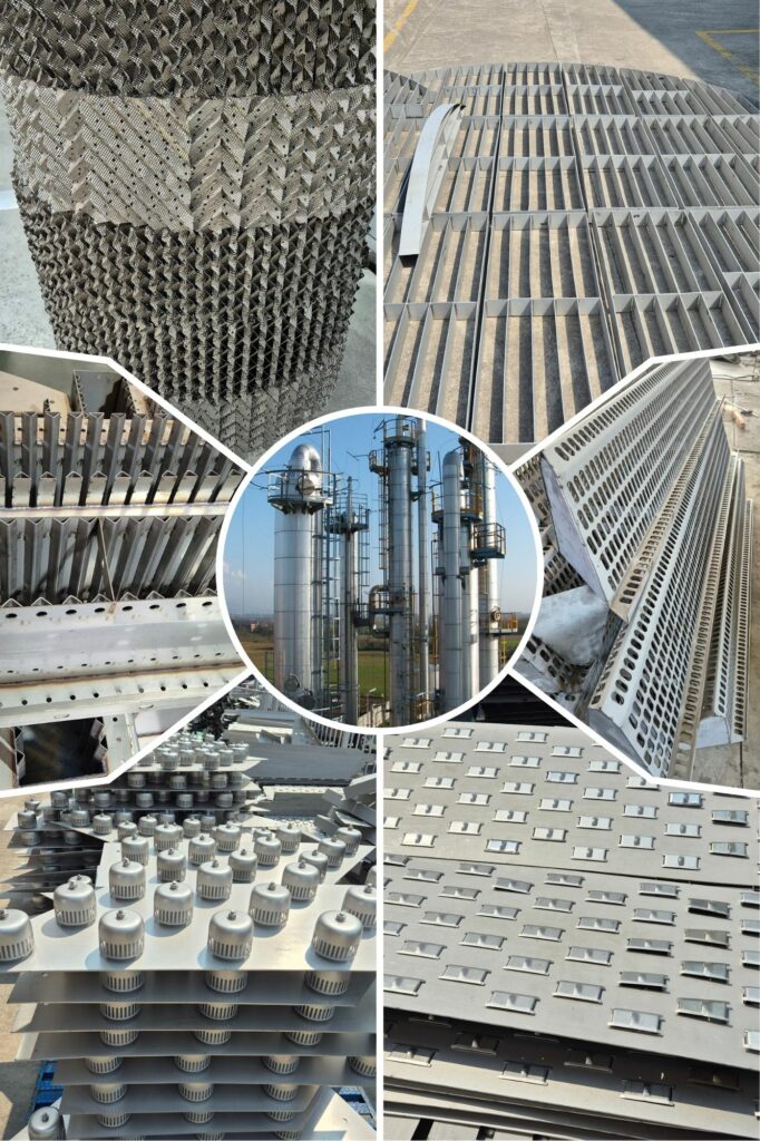 interni e piatti colonna